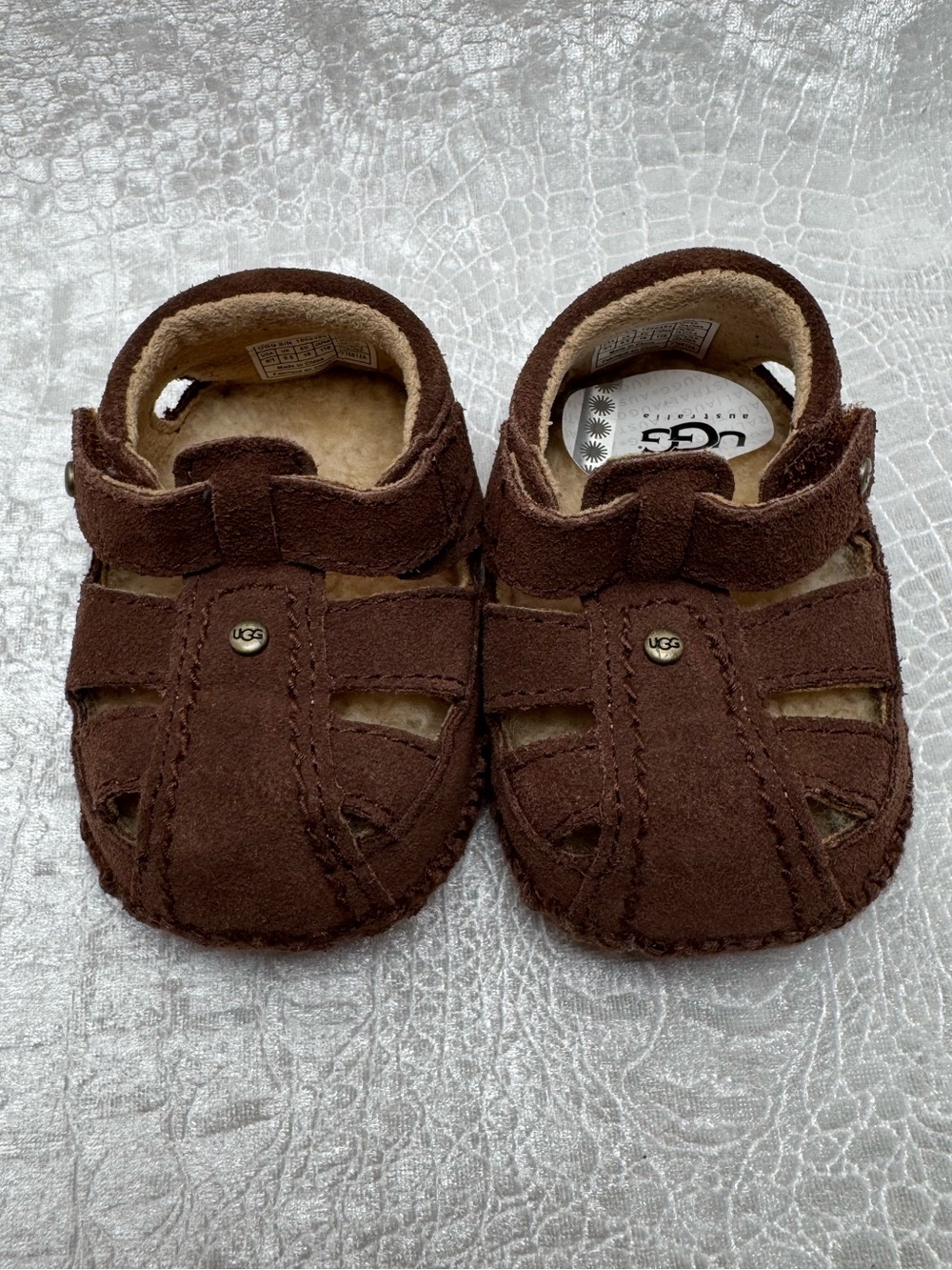 UGG Australia Garie Infant Sandals, Infant Size 0-1, New